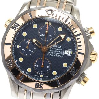 オメガ(OMEGA)のオメガ OMEGA 2296.80 シーマスター300 クロノグラフ 自動巻き メンズ 良品 保証書付き_893826(腕時計(アナログ))