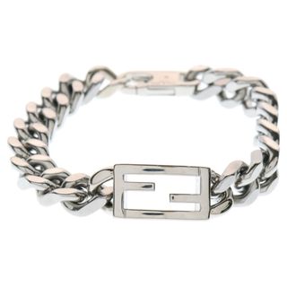 フェンディ(FENDI)のFENDI フェンディ バゲット チェーン ブレスレット シルバー OB3024(ブレスレット)