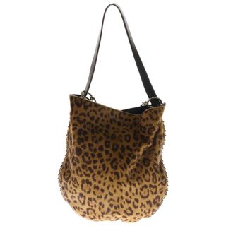 アレキサンダーワン(Alexander Wang)のALEXANDER WANG アレキサンダーワン レオパード レザー切り替え トートバッグ ブラウン/ブラック(トートバッグ)