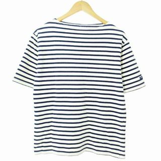 セントジェームス(SAINT JAMES)のセントジェームス バスクシャツ Tシャツ カットソー 半袖 ボーダー ML 紺(Tシャツ/カットソー(半袖/袖なし))
