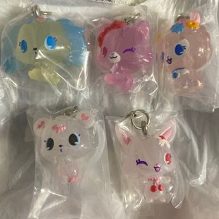 バンダイ(BANDAI)のジュエルペット めじるしアクセサリー　全5種　Jewl Pet コンプリート(アニメ/ゲーム)