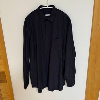 COMOLI 24AW コモリシャツ NAVY 2