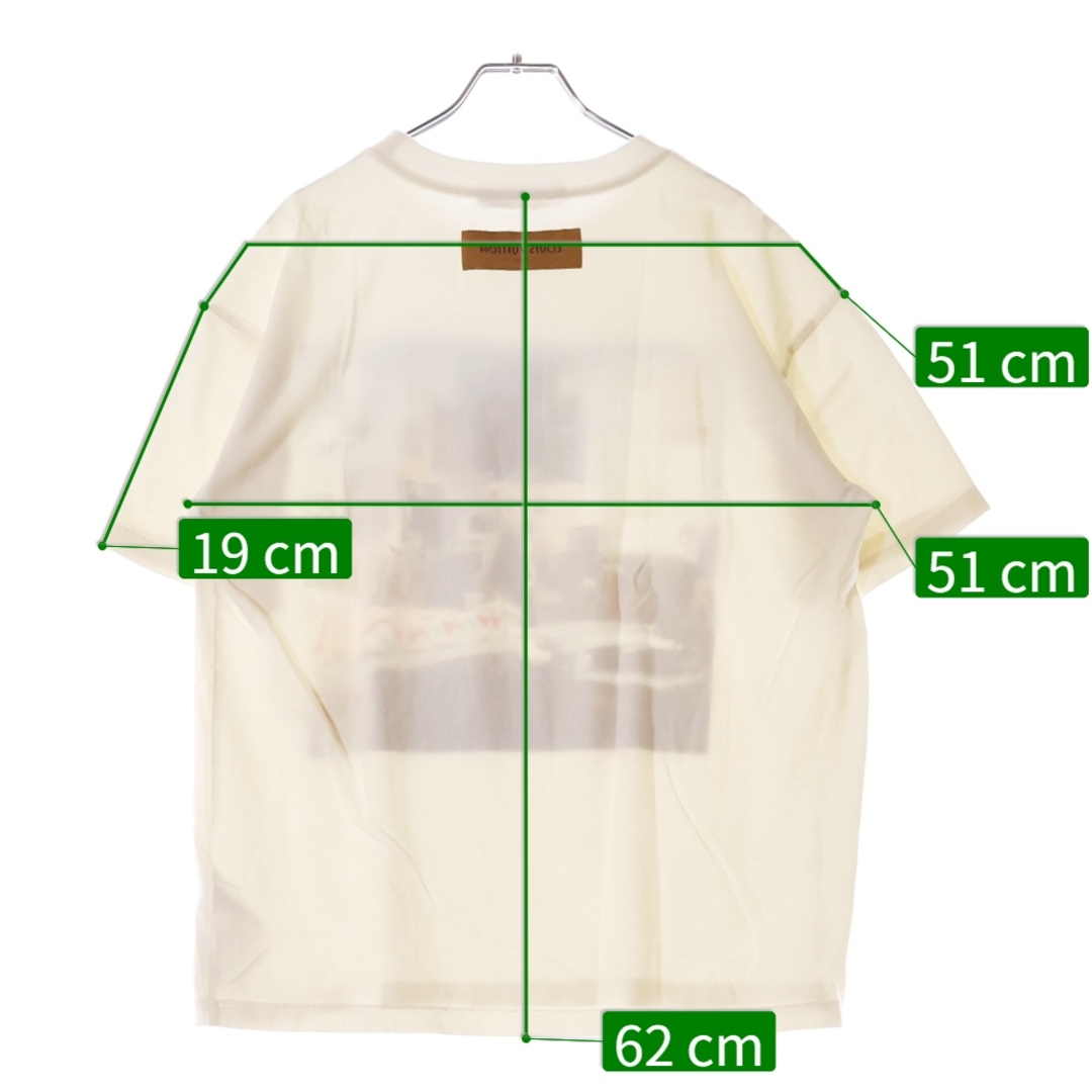 LOUIS VUITTON(ルイヴィトン)のLOUIS VUITTON ルイヴィトン 23AW フォトプリント半袖Tシャツ RM232 NPG HPY80W ホワイト メンズのトップス(Tシャツ/カットソー(半袖/袖なし))の商品写真