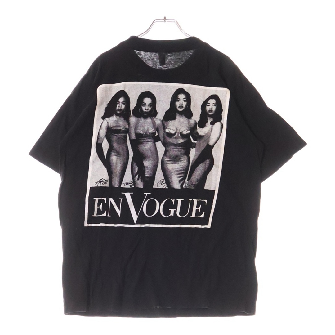 VINTAGE ヴィンテージ EN VOUGUE 1993 LUTHER TOUR T-SHIRTS アン・ヴォーグ ツアーTシャツ 半袖Tシャツ ブラック メンズのトップス(Tシャツ/カットソー(半袖/袖なし))の商品写真