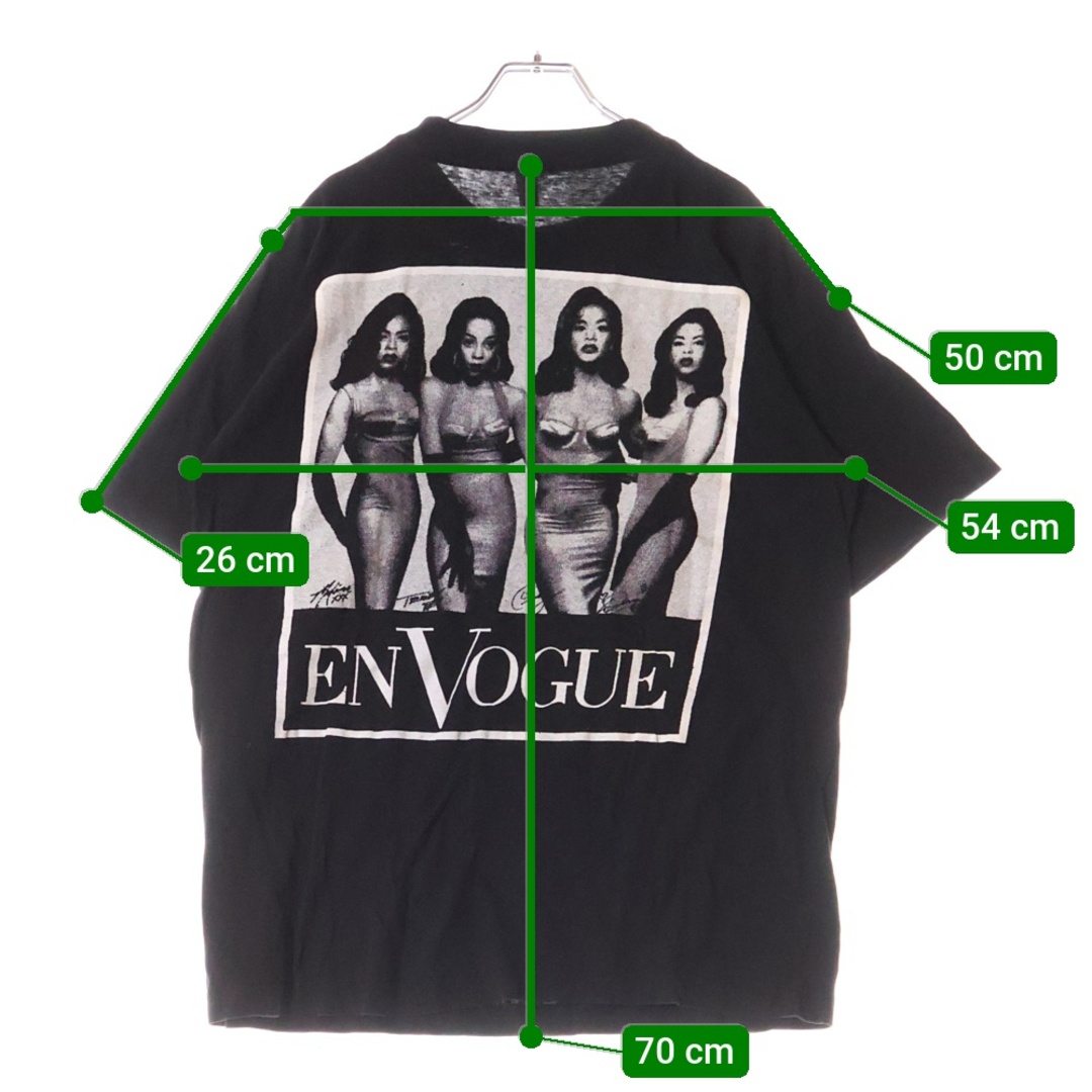 VINTAGE ヴィンテージ EN VOUGUE 1993 LUTHER TOUR T-SHIRTS アン・ヴォーグ ツアーTシャツ 半袖Tシャツ ブラック メンズのトップス(Tシャツ/カットソー(半袖/袖なし))の商品写真