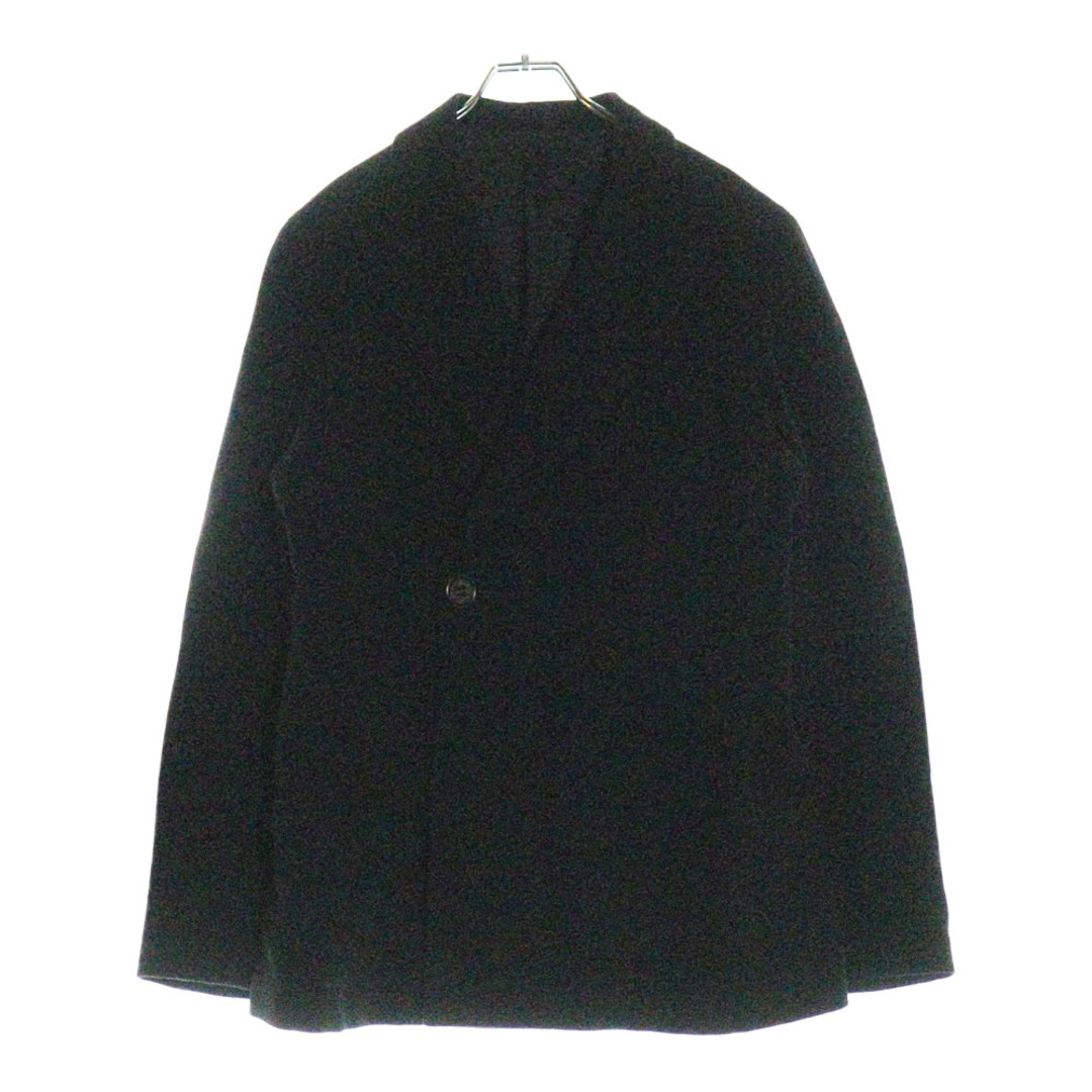 Yohji Yamamoto(ヨウジヤマモト)のYohji Yamamoto FEMME ヨウジヤマモトファム 03AW ウール混 ピークドラペル テーラードジャケット レディース ブラック FU-J19-117 レディースのジャケット/アウター(テーラードジャケット)の商品写真