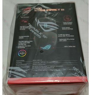エイスース(ASUS)のASUS ゲーミングマウス ROG STRIX IMPACT III(PC周辺機器)