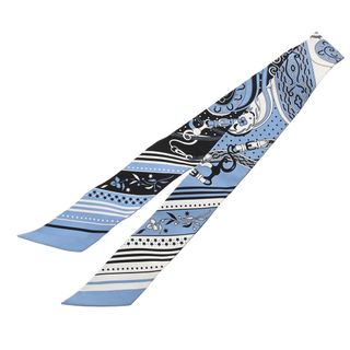 エルメス(HERMES)の新品 エルメス HERMES レディース スカーフ ブルー系/マルチカラー シルク100％(スカーフ)