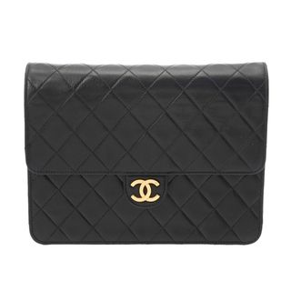 シャネル(CHANEL)の中古 シャネル CHANEL 4番台 レディース ショルダーバッグ マトラッセ ブラック ラムスキン(ショルダーバッグ)