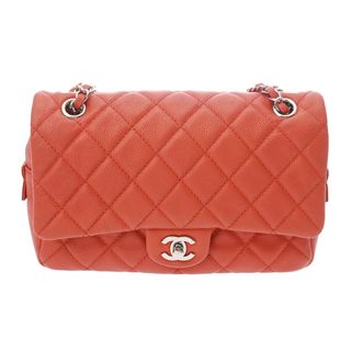 シャネル(CHANEL)の中古 シャネル CHANEL 21番台 レディース ショルダーバッグ マトラッセ レッド ソフトキャビアスキン(ショルダーバッグ)