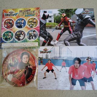 遠野吠 ゴジュウウルフ 缶バッジ ビジュアルカード ゴジュウジャー(特撮)