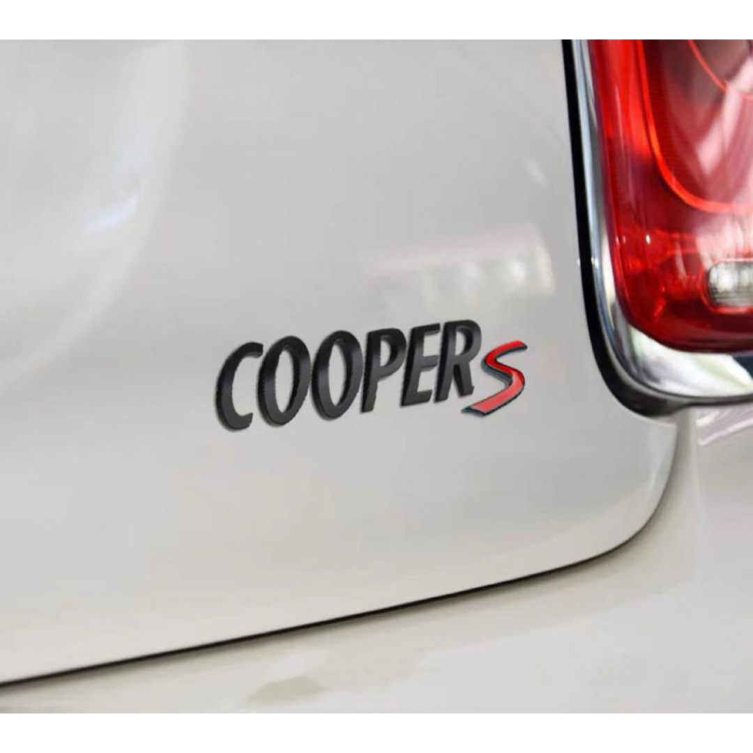 MINI Cooper S 3Dカーサイン、ABSカーレターリアトエンブレム 自動車/バイクの自動車(車外アクセサリ)の商品写真