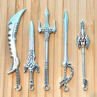 武器 槍 剣 アクセサリー チャーム ミニチュア ドール