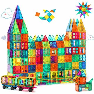 【特価セール】Gemmicc 100PCS マグネットタイル 積み木ブロック 子