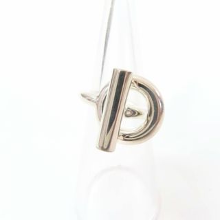 エルメス(HERMES)の極美品☆HERMES エルメス エシャペリング AG925 リング・指輪 シルバー 50 （日本サイズ約10号相当） 箱・ケース付き イタリア製 重量9.5g レディース(リング(指輪))