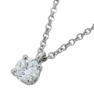 ティファニー(Tiffany & Co.)の【5jgb0239】ティファニー ネックレス ソリティア 1PD Pt950 プラチナ ダイヤモンド【中古】レディース(ネックレス)