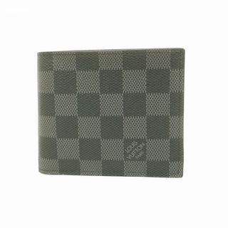 ルイヴィトン(LOUIS VUITTON)の【5gd4360】ルイヴィトン 財布 ダミエ・グラフィット ポルトフォイユマルコNM N63336 ブラック【中古】メンズ(長財布)