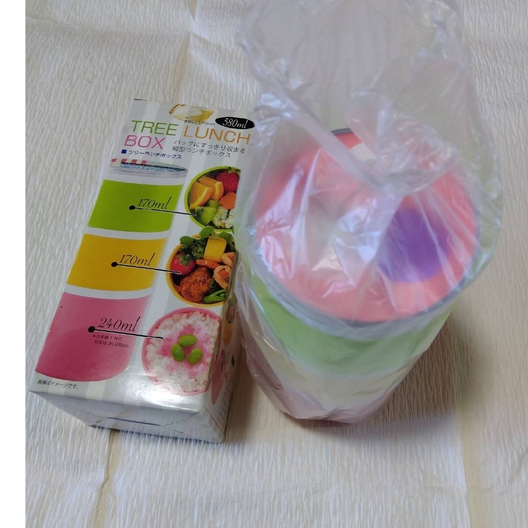 ツリーランチボックス インテリア/住まい/日用品のキッチン/食器(弁当用品)の商品写真