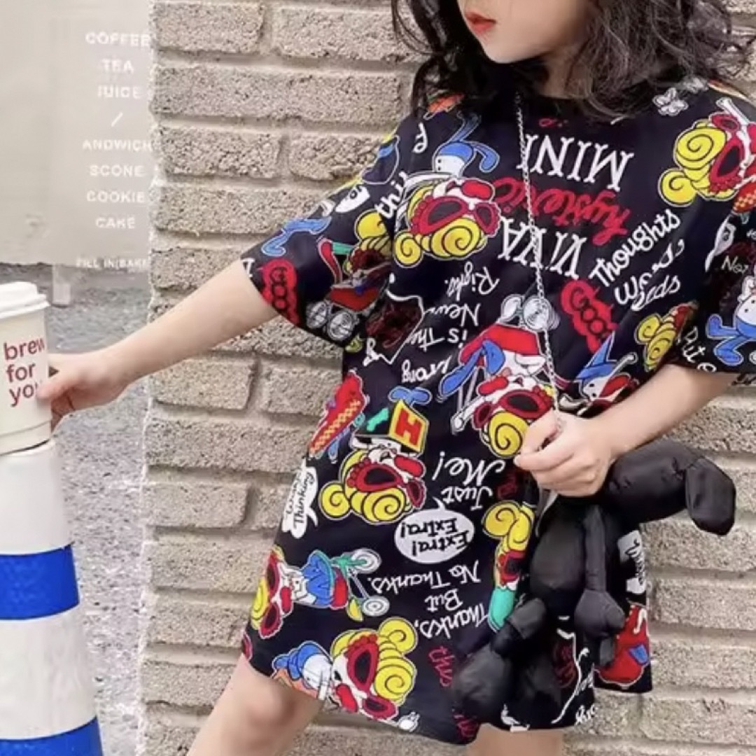 【新品 コメントで値引き】Tシャツ 100センチ キッズ/ベビー/マタニティのキッズ服女の子用(90cm~)(Tシャツ/カットソー)の商品写真