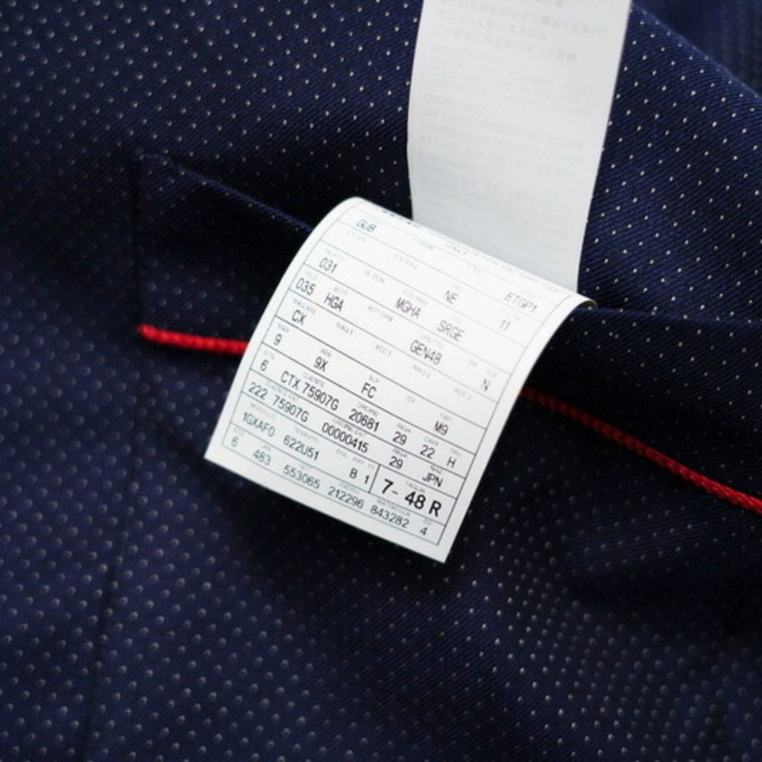 GUCCI(グッチ)の■美品■GUCCI グッチ パンツセットアップ サイズ7-48R ウール スーツ シングル トラウザーズ ドット イタリア製 ブランド古着【中古】20240526/GO6532 メンズのスーツ(セットアップ)の商品写真