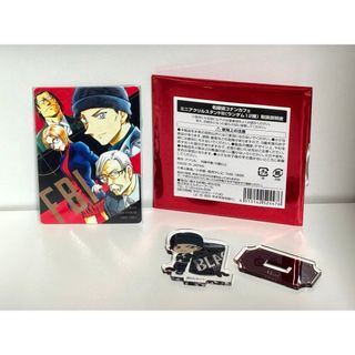 名探偵コナン コナンカフェミニアクリルスタンドB(赤井秀一)+書店特典(FBI)(キャラクターグッズ)