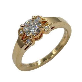 カルティエ(Cartier)の　カルティエ Cartier バレリーナ ソリティア ダイヤリング #47(7号) ピンクゴールド K18PG ジュエリー(リング(指輪))