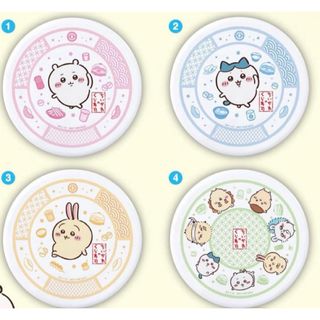 新品未使用　くら寿司　ちいかわ　コンプリート4皿セット(キャラクターグッズ)