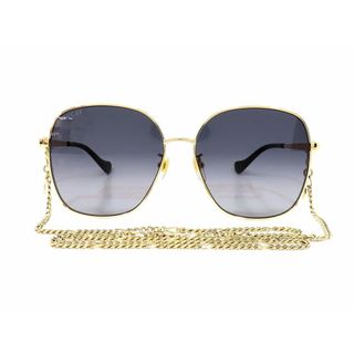 グッチ(GUCCI)の【新着】グッチ GG1089SA-001 GPメタル ブラック インターロッキングG サングラス #61□15 145 XL 【池袋店】【中古】(サングラス/メガネ)