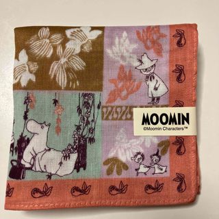 ムーミン(MOOMIN)の新品　ムーミン　ガーゼ　ハンカチ　ピンク(ハンカチ)