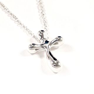 ティファニー(Tiffany & Co.)のティファニー ネックレス クロス ミニ エルサペレッティ  シルバー(ネックレス)