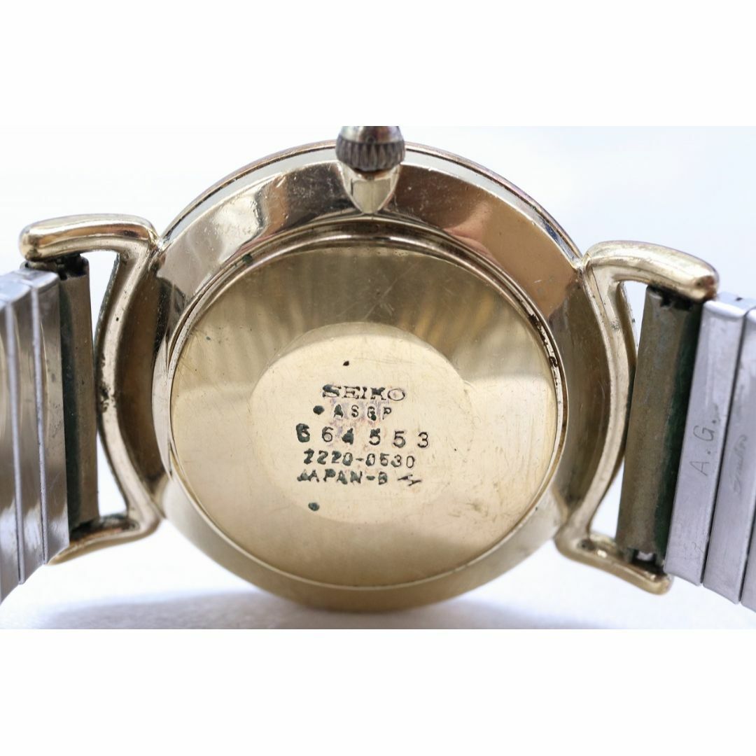 SEIKO(セイコー)の【W261-67】★腕周り細い★動作品 セイコー ２針 手巻き 腕時計 メンズの時計(腕時計(アナログ))の商品写真
