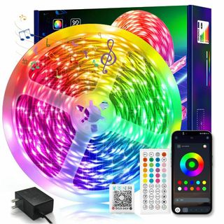 LEDテープライト LEDテープ 10M【2024年最新 RGB1600万色 ア