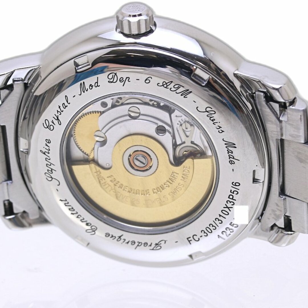 FREDERIQUE CONSTANT(フレデリックコンスタント)のFREDERIQUE CONSTANT フレデリック コンスタント パスエイション ハートビート FC-310B3P6B FC-303/310X3P5/6【磨き済】 ステンレススチール メンズ/130406【中古】【腕時計】 メンズの時計(腕時計(アナログ))の商品写真