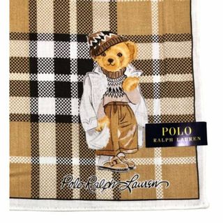 ラルフローレン(Ralph Lauren)のポロ ラルフローレン ハンカチ スカーフ ランチマット 　ブラウン　キャメル(ハンカチ)