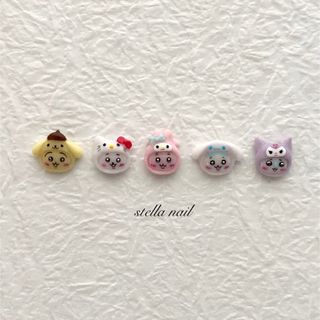 【現品販売】　ネイルパーツ　ちいかわネイル　サンリオ(デコパーツ)