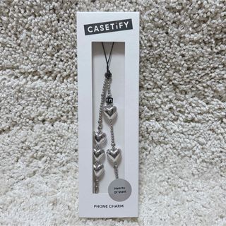 CASETIFY Hearts Of Steel フォンチャーム ストラップ