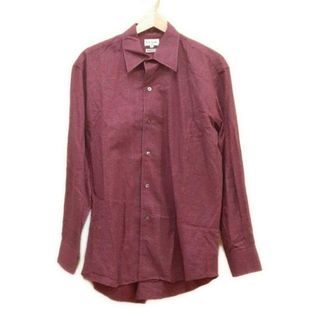 ポールスミス(Paul Smith)のPaulSmith(ポールスミス) 長袖シャツ サイズM メンズ美品  - ボルドー×ネイビー×白 チェック柄(シャツ)