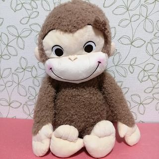 おさるのジョージ 赤いほっぺ スーパーラージぬいぐるみ　新品　タグ付き(ぬいぐるみ)