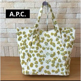アーペーセー(A.P.C)のA.P.C. キャンバストートバッグ レオパード柄 アンカー(Anchor)(トートバッグ)