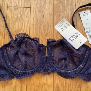 シモーヌペレール(Simone Perele)のシモーヌぺレールブラジャー濃紺C70.D70(ブラ)