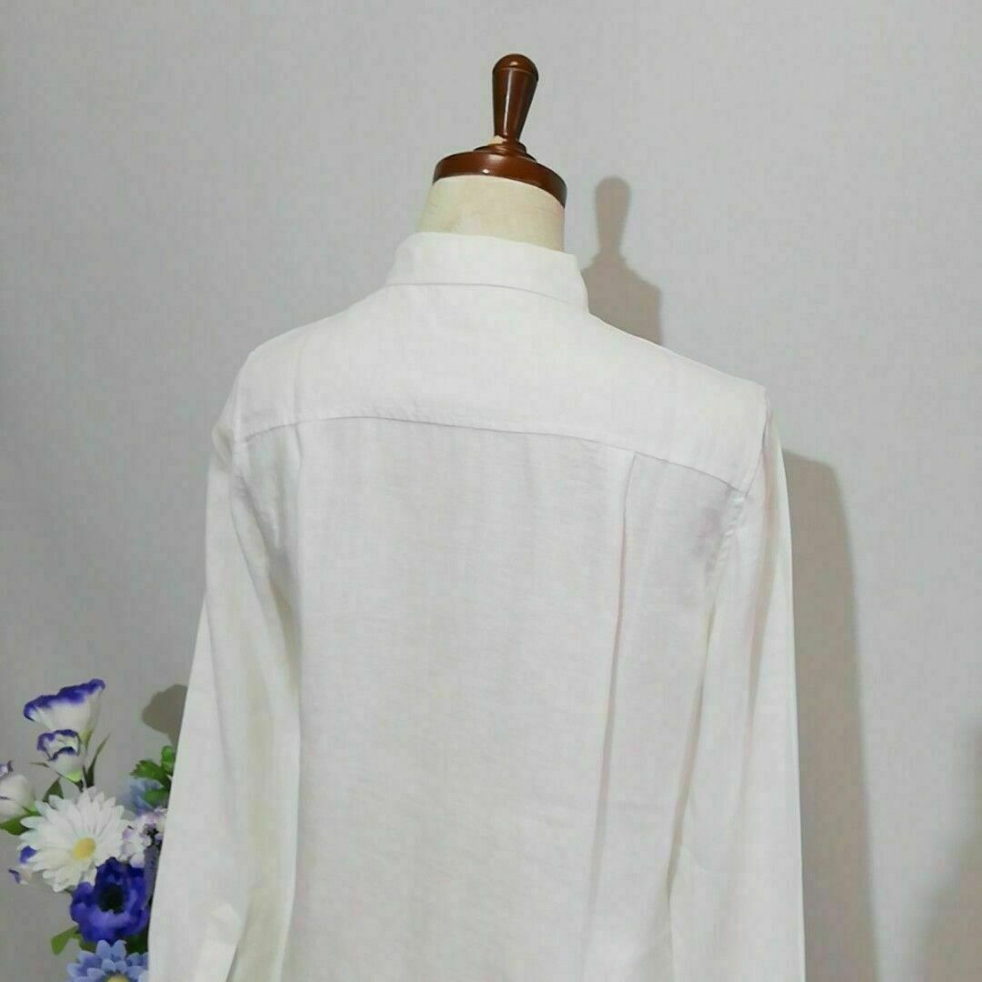 NARACAMICIE(ナラカミーチェ)のナラカミーチェ　極上美品　リネン100%　長袖ブラウス　Мサイズ レディースのトップス(シャツ/ブラウス(長袖/七分))の商品写真