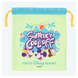 巾着 きんちゃく ミセスグリーンアップル サマークールオフ ディズニー