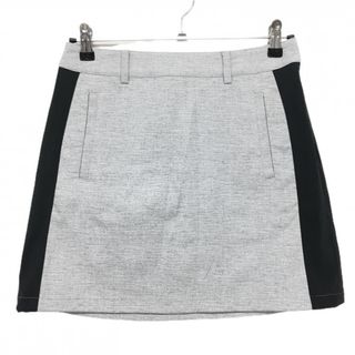 【超美品】ビームスゴルフ スカート 杢グレー×黒 サイド切替 レディース M ゴルフウェア BEAMS GOLF