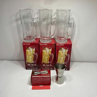 未使用　ブラックニッカ　ウイスキー ミニジョッキ 240ml3個＋ジガーカップ