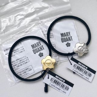 マリークヮント(MARY QUANT)の未使用 MARY QUANT フラワーモチーフ ヘアゴム 2個セット(ヘアゴム/シュシュ)