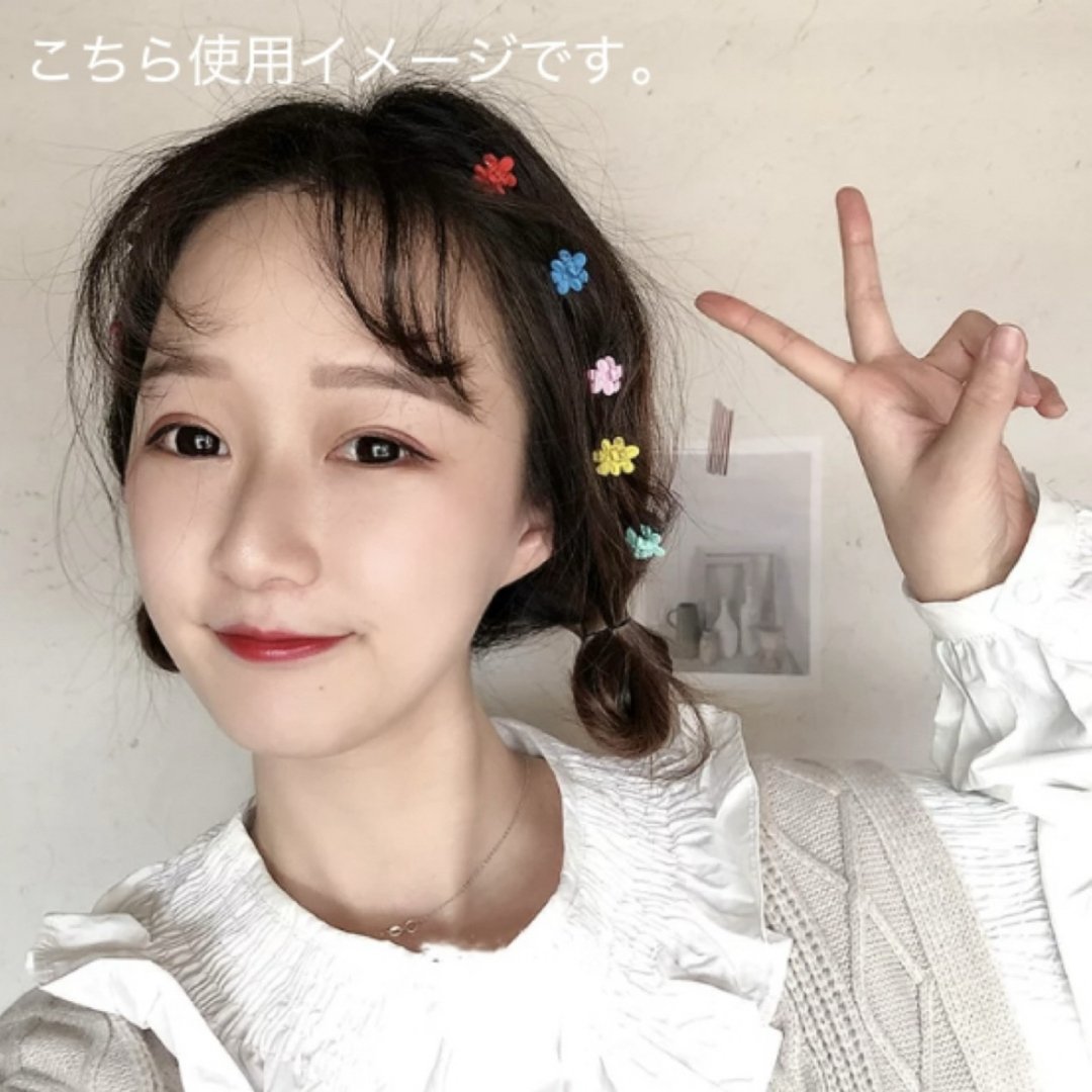 お花のミニヘアクリップ　選べる20個セット キッズ/ベビー/マタニティのこども用ファッション小物(その他)の商品写真