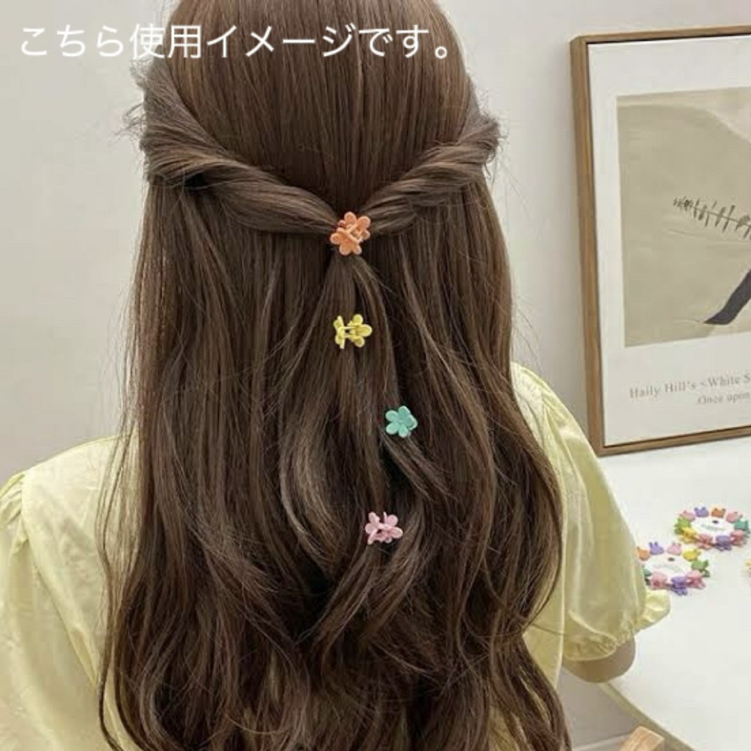 お花のミニヘアクリップ　選べる20個セット キッズ/ベビー/マタニティのこども用ファッション小物(その他)の商品写真