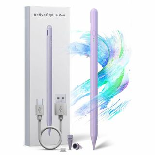 iPad 2018-2025用ペンシル 傾き感知/磁気吸着機能/超高感度 タッチ(タブレット)