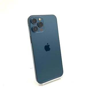 アップル(Apple)の【全額返金保証】【最速発送】Apple iPhone iPhone 12 Pro Max 256GB パシフィックブルー au 動作確認済(スマートフォン本体)