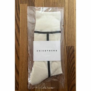【CHICSTOCKS】　シックストックス　ラインソックス　Lサイズ26-28